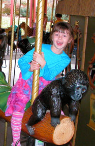 Jasmine on Denver Zoo Carousel
