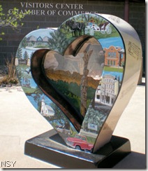 Loveland Visitor Center with Heart