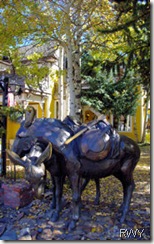 Pack Mule Sculpture in Breckenridge