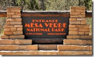 02 - Mesa Verde Sign