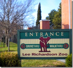 Garden City Zoo - Sign