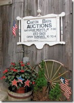 Auction Barn Sign