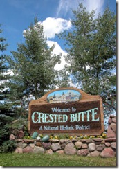 Crested Butte Sign