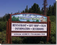 Echo Lake Lodge Sign