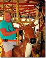 Judy on Deer