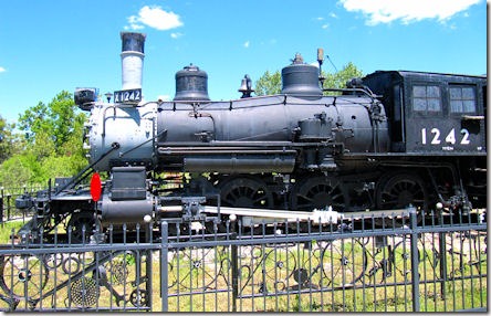 Engine 1242 and Fence - B