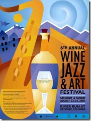 Keystone Wine and Jazz Poster