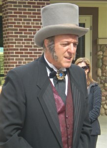 "Original" homesteader Samuel Allen Long made an appearance at the Highland Ranch Mansion grand opening.