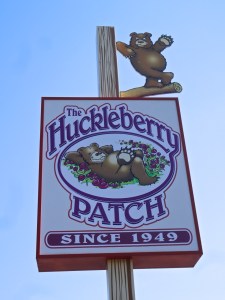 Huckleberry Patch Sign