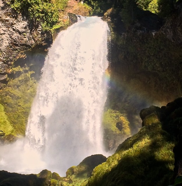 Sahalee Falls with Rainbow