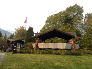 Viewing Deck in the US on Waterton Lake