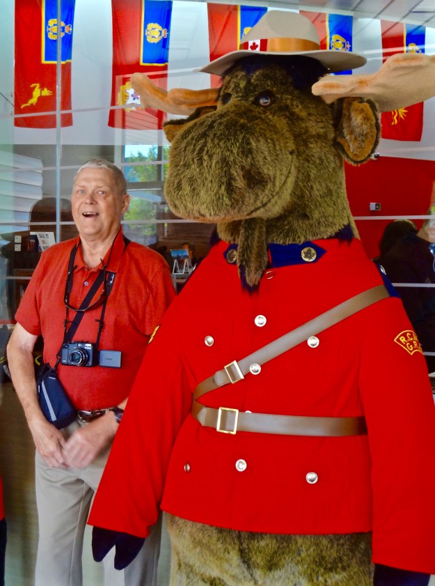 Bob with Mountie Moose