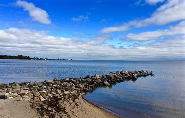 Lake Winnipeg in Blue