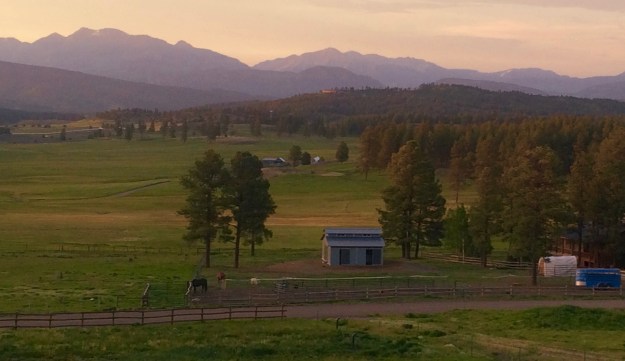 Evening View from Pagosa Springs B&amp;B